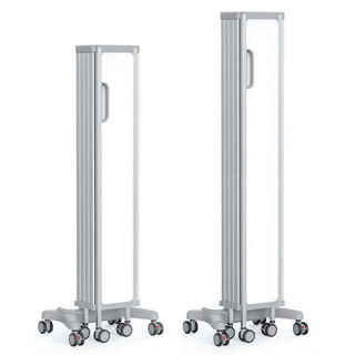 Biombo médico móvil - PS-SST22 - Hengshui Plus Medical Devices Technology Co., Ltd. - 4 paneles