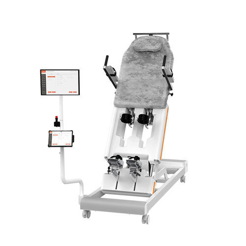 Mesa de verticalización 1 sección - A1-2 - Guangzhou Yeecon Medical Equipment Industrial - con ruedas / eléctrica / para terapia