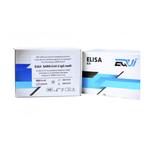 Kit de prueba para COVID-19 - EI-167 - Equi - de IgG / SARS-COV-2 / ELISA