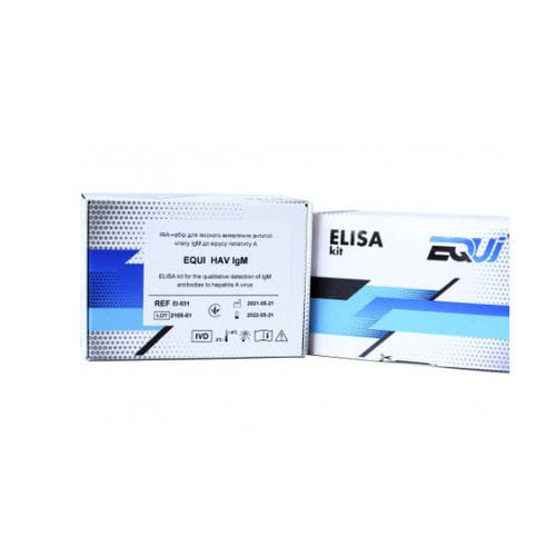 Kit de prueba de hepatitis A - EI-031 - Equi - de IgM / para virus / ELISA