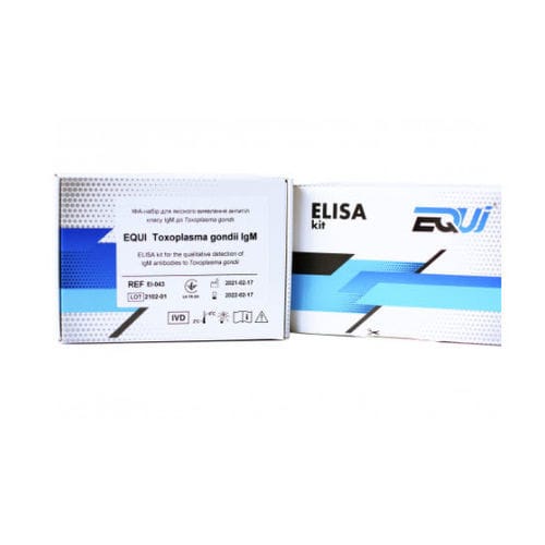 Kit de prueba de toxoplasmosis - EI-043 - Equi - de IgM / de Toxoplasma gondii / ELISA