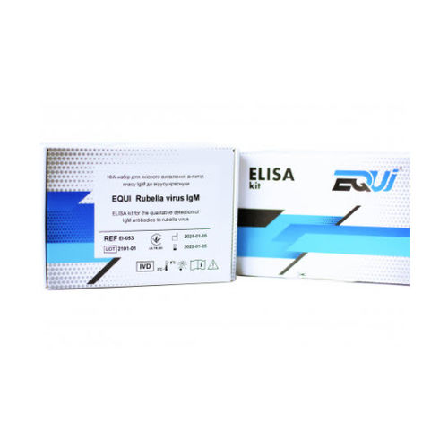 Kit de prueba de rubeola - EI-053 - Equi - de IgM / para virus / ELISA