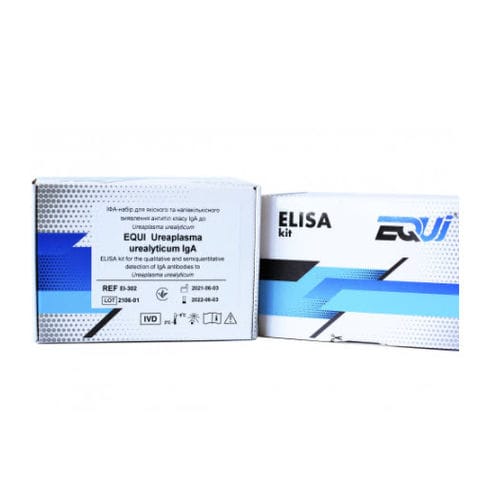 Kit de prueba para enfermermedades infecciosas - EI-302 - Equi - IgA / de Ureaplasma urealyticum / ELISA