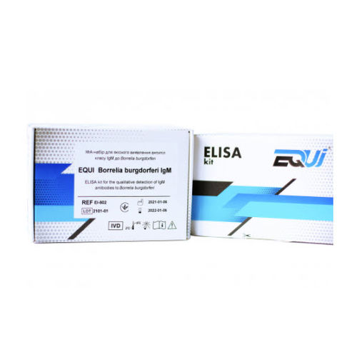 Kit de prueba de la enfermedad Lyme - EI-802 - Equi - de IgM / de Borrelia burgdorferi / ELISA