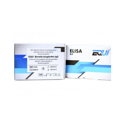 Kit de prueba de la enfermedad Lyme - EI-801 - Equi - de IgG / de Borrelia burgdorferi / ELISA