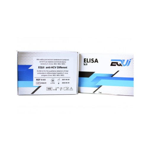 Kit de prueba de hepatitis C - EI-023 - Equi - para antígenos / virus de la hepatitis C / ELISA