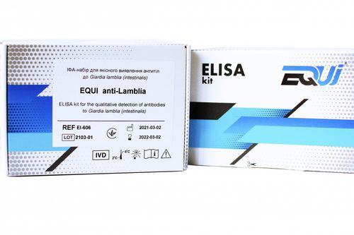 Kit de prueba para enfermermedades infecciosas - EI-606 - Equi - para anticuerpos / de Giardia lamblia / ELISA