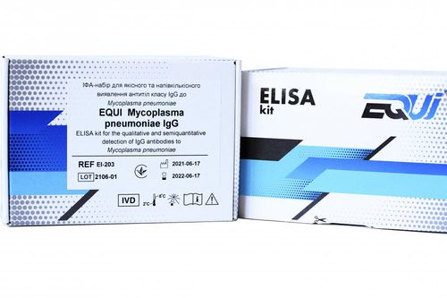 Kit de prueba de neumonía - EI-203 - Equi - de IgG / Mycoplasma / ELISA
