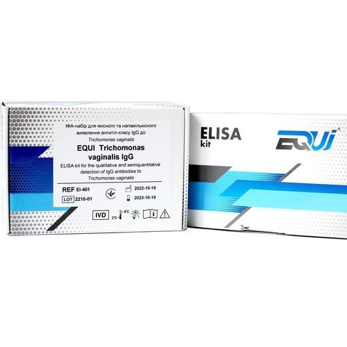 Kit de prueba de tricomoniasis - EI-401 - Equi - de IgG / de Trichomonas vaginalis / ELISA