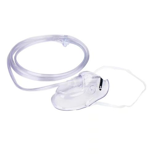 Máscara de oxígeno de capnografía - Etco2  - Cathwide Medical - ajustable / transparente