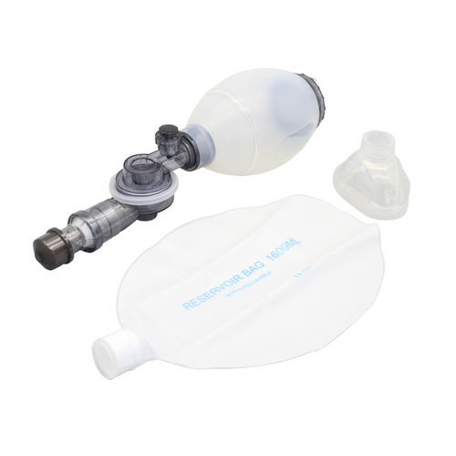 Insuflador manual pediátrico - 39000202 - Cathwide Medical - de silicona / con válvula PEEP / reutilizable