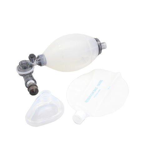 Insuflador manual para adulto - 39000201 - Cathwide Medical - de silicona / reutilizable / con válvula PEEP