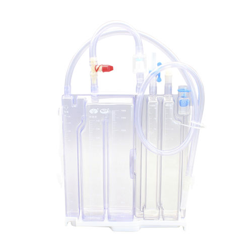 Kit de drenaje pleural - 746 series - Cathwide Medical - con 2 cámaras