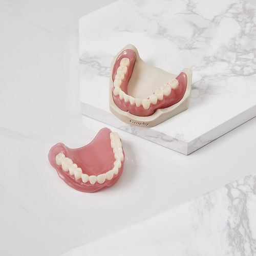 Material dental de resina - TDD-80 - GRAPHY - para impresión en 3D / blanco / transparente