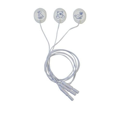Electrodo ECG pediátrico - F905 series - FIABFIAB - de un solo uso / radiotransparente