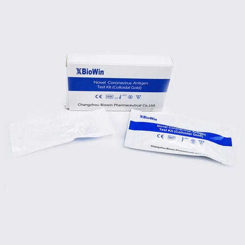 Kit de prueba para COVID-19 - Changzhou Biowin Pharmaceutical Co., Ltd. - para antígenos / SARS-COV-2 / de coronavirus
