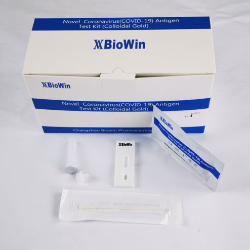 Prueba rápida para COVID-19 - Changzhou Biowin Pharmaceutical Co., Ltd. - para antígenos / SARS-COV-2 / nasal