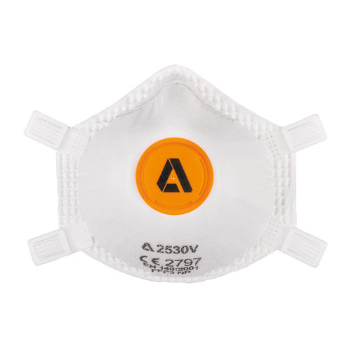 Mascarilla respiratoria FFP3 - 2530V - Globus Group - con válvula de espiración / tipo copa / unisex