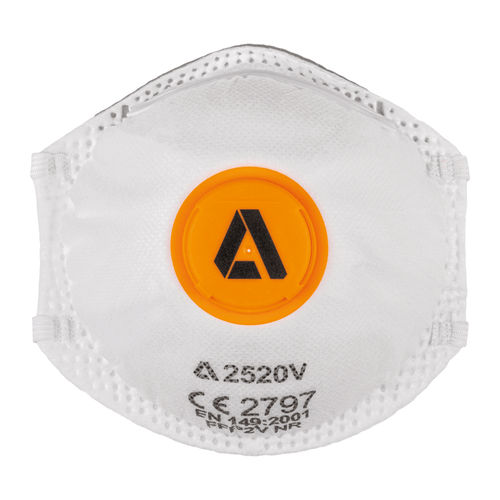 Mascarilla respiratoria FFP2 - 2520V - Globus Group - con válvula de espiración / tipo copa / unisex