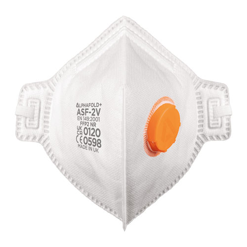 Mascarilla respiratoria FFP2 - ASF-2V - Globus Group - blanca / desechable