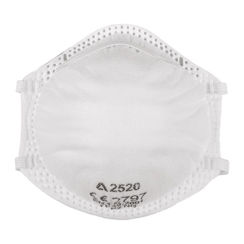 Mascarilla respiratoria FFP2 - 2520 - Globus Group - sin válvula / tipo copa / caja de 20