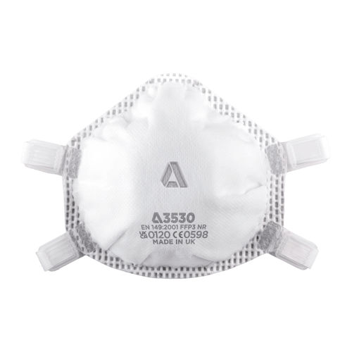 Mascarilla respiratoria FFP3 - 3530 - Globus Group - de polipropileno / sin válvula / tipo copa