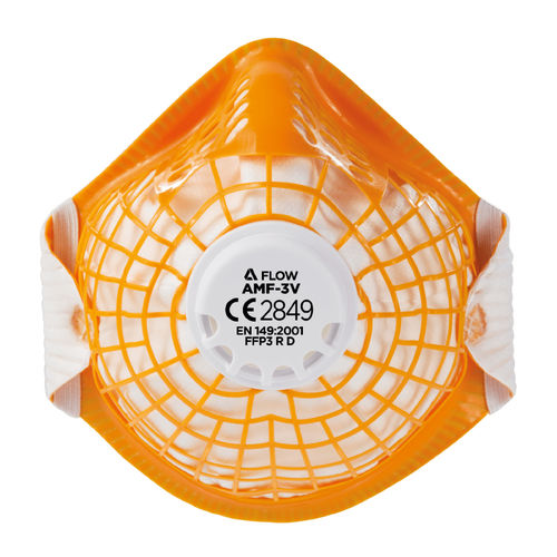 Mascarilla FFP3 - AMF-3V - Globus Group - de polipropileno / con válvula de espiración / tipo copa