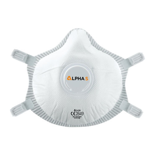 Mascarilla FFP3 - S-3V - Globus Group - de polipropileno / con válvula de espiración / tipo copa