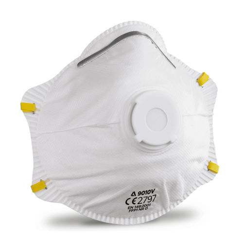 Mascarilla FFP1 - 9010V - Globus Group - de polipropileno / con válvula de espiración / tipo copa