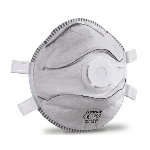 Mascarilla FFP2 - 9020W - Globus Group - de polipropileno / con válvula de espiración / tipo copa