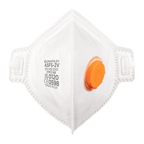 Mascarilla FFP2 - ASFS-2V - Globus Group - de polipropileno / sin látex / con válvula de espiración