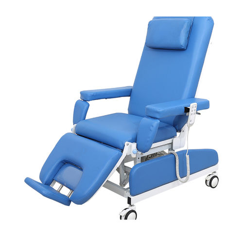 Sillón para extracción de sangre eléctrico - Luxury - Nanjing FoiNoe - de 3 secciones / con ruedas / de altura fija