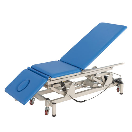 Camilla de exploración rehabilitación - KD-DZC-01 - Changzhou KonDak Medical Rehabilitation Equipment - eléctrica / de altura variable / de 3 secciones
