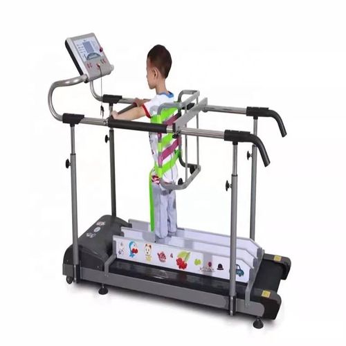 Cinta de correr con baranda - Changzhou KonDak Medical Rehabilitation Equipment - con sistema de arnés / pediátrica