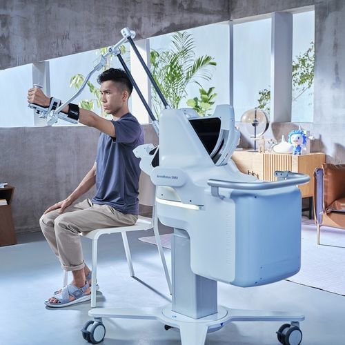 Sistema de rehabilitación de movilidad del brazo - ArmMotus™ EMU - Shanghai Fuliye Intelligent Technology - robotizado