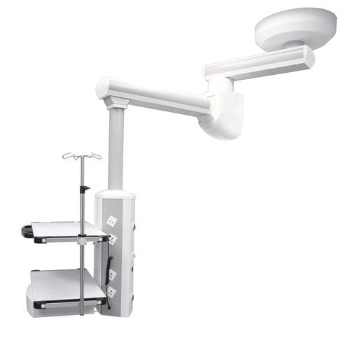 Brazo de distribución de techo - FY-ED270/S320 - Jiangsu Fuyou Medical - para quirófano / 2 brazos / con estantes