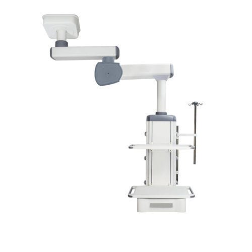 Brazo de distribución de techo - FY-D12K/C - Jiangsu Fuyou Medical - para quirófano / de brazo simple / con estantes