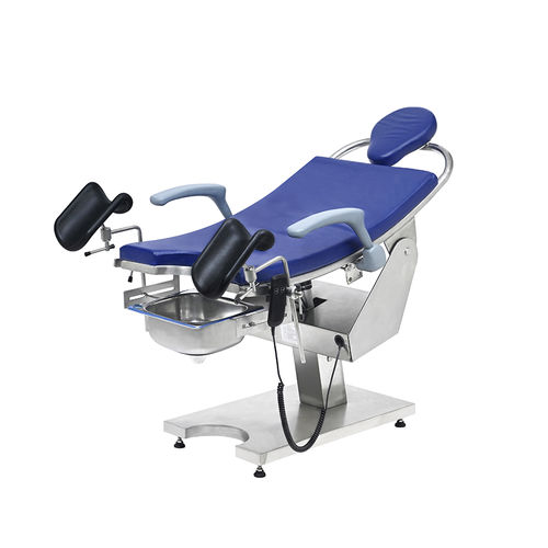 Mesa de reconocimiento ginecológica - FY-V01E1 - Jiangsu Fuyou Medical - para adulto / eléctrica / de altura variable