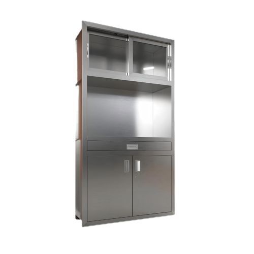 Vitrina de medicamentos - Jiangsu Fuyou Medical - de hospital / con puerta / de acero inoxidable