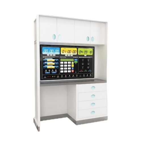 Armario para instrumental - Jiangsu Fuyou Medical - de hospital / con puerta / de acero inoxidable