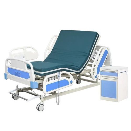 Cama de hospital - FY-E03F - Jiangsu Fuyou Medical - eléctrica / de altura regulable / con ruedas