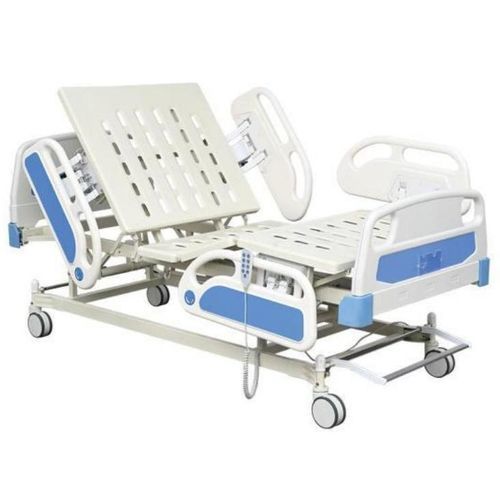 Cama de hospital - FY-E03B - Jiangsu Fuyou Medical - eléctrica / de altura regulable / con ruedas