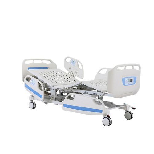 Cama de hospital - FY-E03A - Jiangsu Fuyou Medical - eléctrica / de altura regulable / con ruedas
