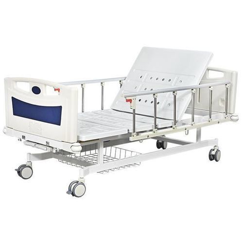 Cama de hospital - FY-M02EC1 - Jiangsu Fuyou Medical - manual / con ruedas / con sistema de bloqueo de las ruedas