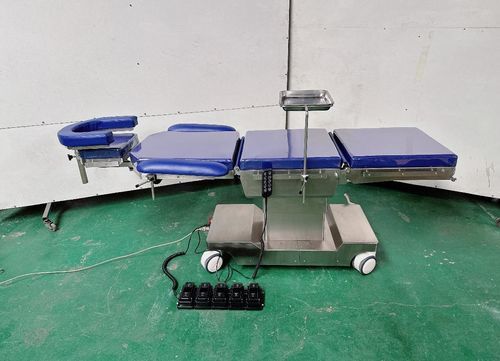 Mesa de operaciones para oftalmología - FY-V03-5 - Jiangsu Fuyou Medical - eléctrica / neumática / móvil