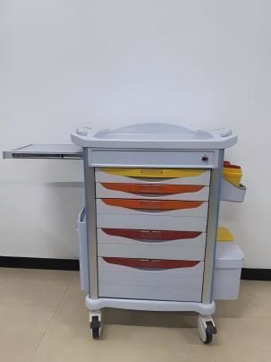 Carro de hospital - FY-MT 750-A - Jiangsu Fuyou Medical - de emergencia / para medicamentos / de dispensación de medicamentos