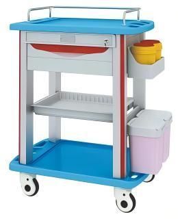 Carro de hospital - FY-CT750-06 - Jiangsu Fuyou Medical - de emergencia / de almacenamiento / para cuidados