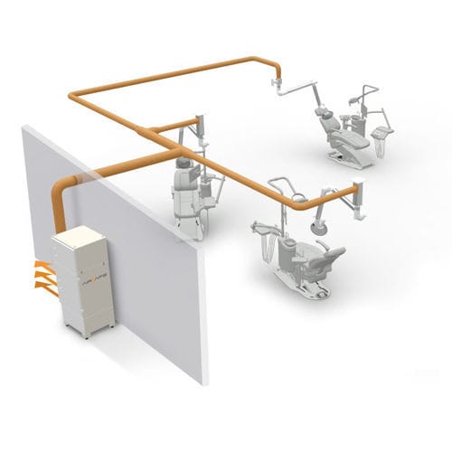 Sistema de aspiración para aerosoles - VXC - Airsafe - para clínica dental / para laboratorio