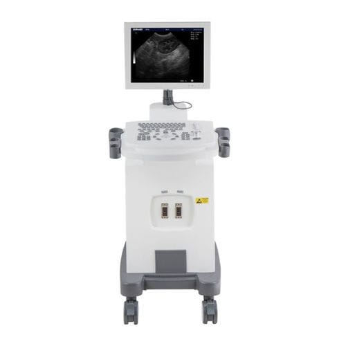 Ecógrafo veterinario con soporte - MT15-VET - Dawei Medical - multifuncional / blanco y negro