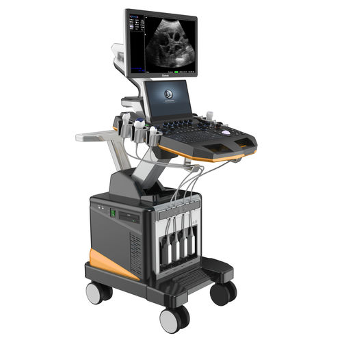 Ecógrafo con soporte - DW-T6 - Dawei Medical - para ecografía polivalente / para ecografías abdominales y pélvicas / para ecografía urológica
